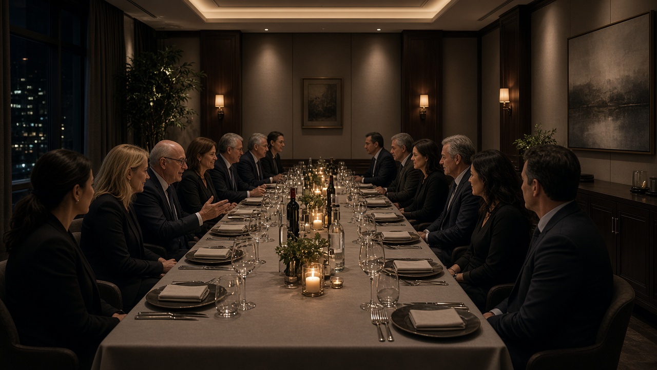 Corporate dinner